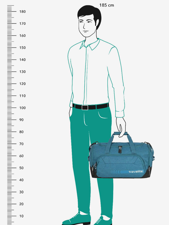 Travelite Kick Off Duffle M Petrol Taška