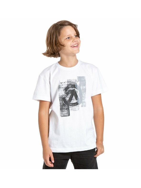 Meatfly Meatfly detské tričko Artee White | Biela | Veľkosť