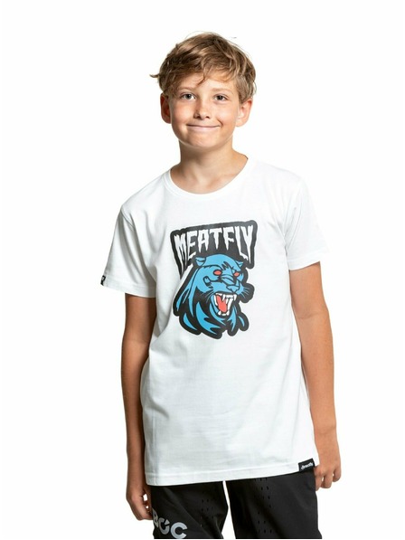 Meatfly Meatfly detské tričko Panther White | Biela | Veľkosť 146 | 100% bavlna