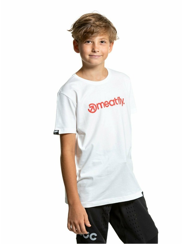 Meatfly Meatfly detské tričko Bart White | Biela | Veľkosť 146 | 100% bavlna
