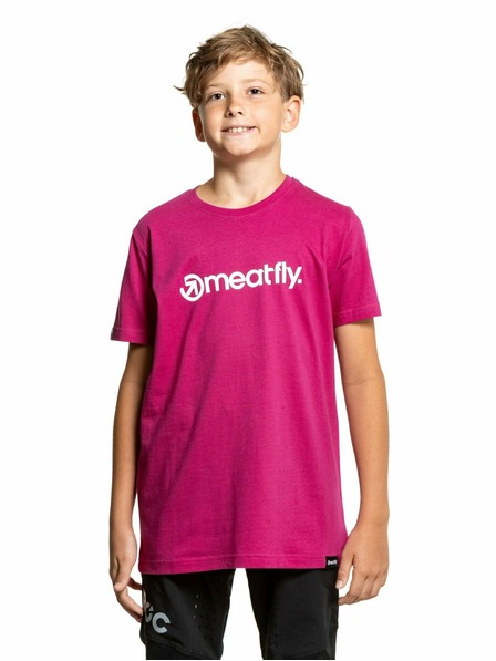 Meatfly Meatfly detské tričko Bart Magenta | Ružová | Veľkosť 158 | 100% bavlna