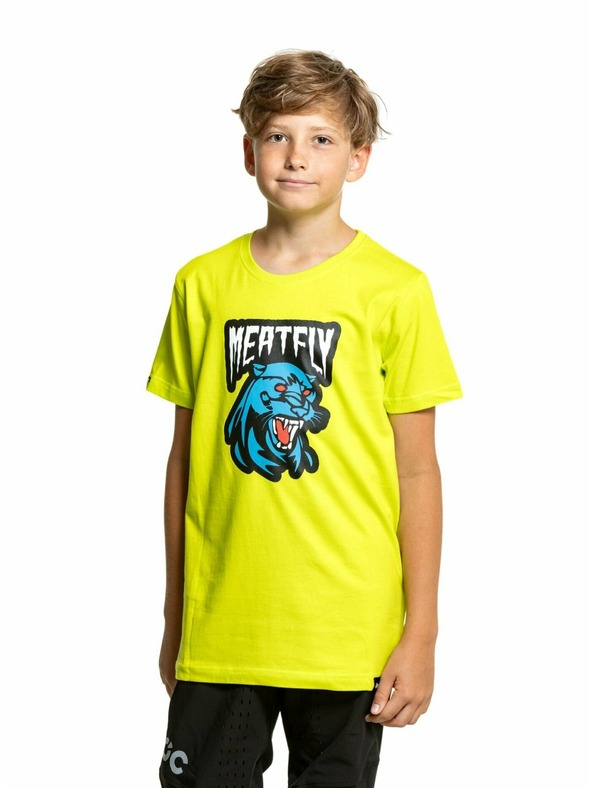 Meatfly Meatfly detské tričko Panther Safety Yellow | Žltá | Veľkosť 146 | 100% bavlna
