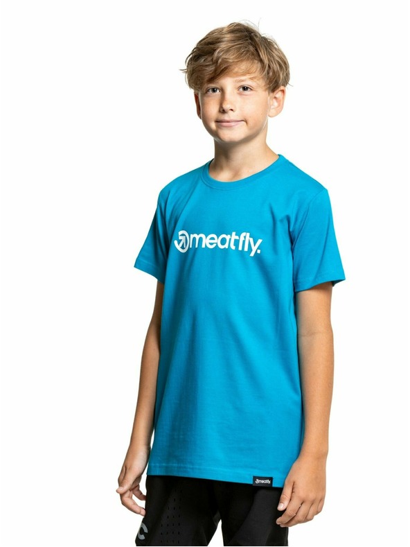 Meatfly Meatfly detské tričko Bart Ocean Blue | Modrá | Veľkosť 146 | 100% bavlna