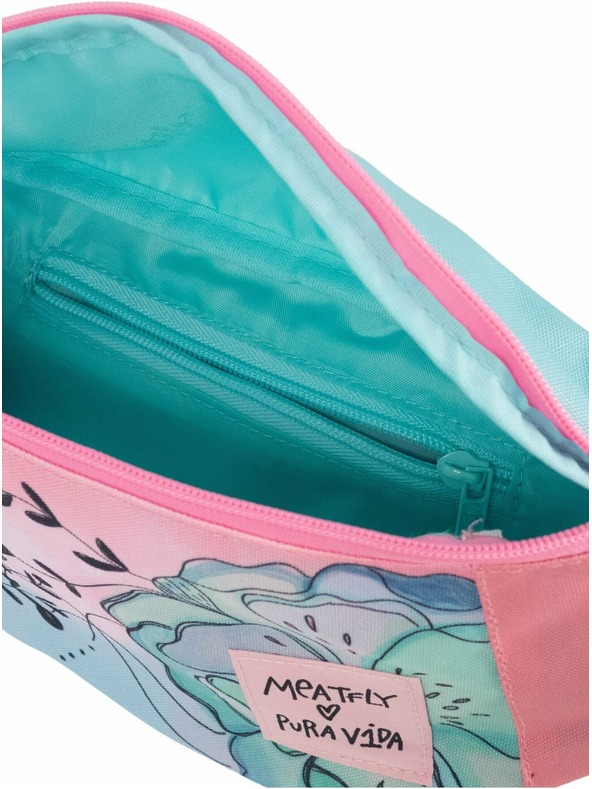 Meatfly Meatfly ľadvinka X Pura Vida Taya Mint Flowers | Modrá | Objem 2,5 L