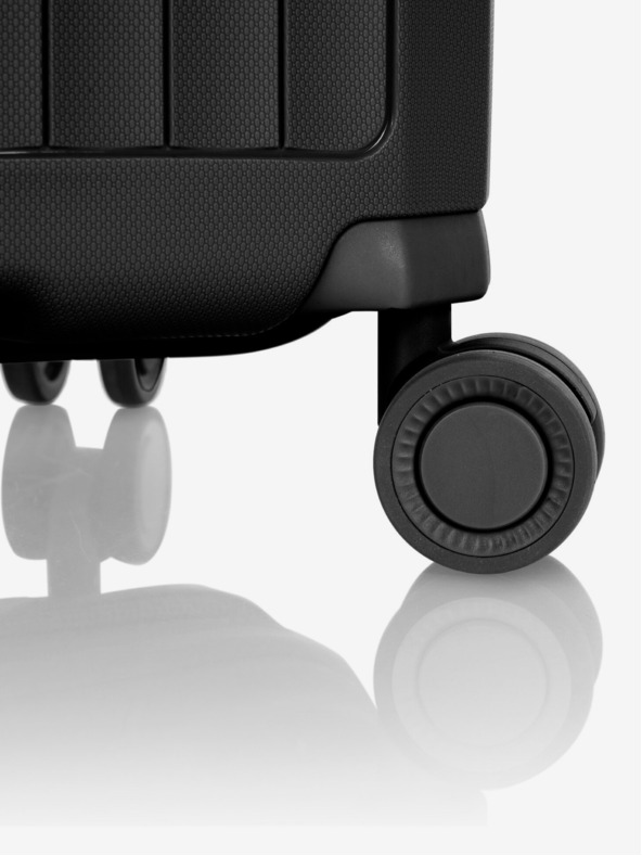 Heys Sada troch cestovných kufrov v čiernej farbe Heys Airlite S,M,L Black