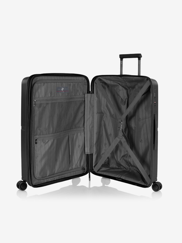 Heys Sada troch cestovných kufrov v čiernej farbe Heys Airlite S,M,L Black