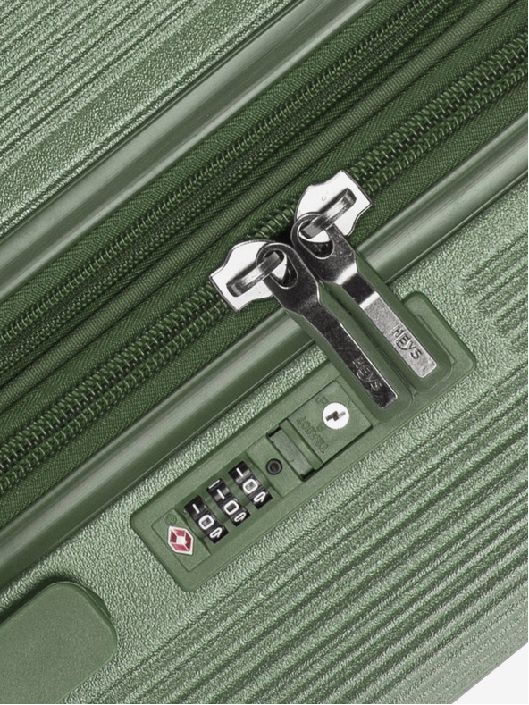 Heys Sada troch cestovných kufrov v zelenej farbe Heys Earth Tones S,M,L Moss