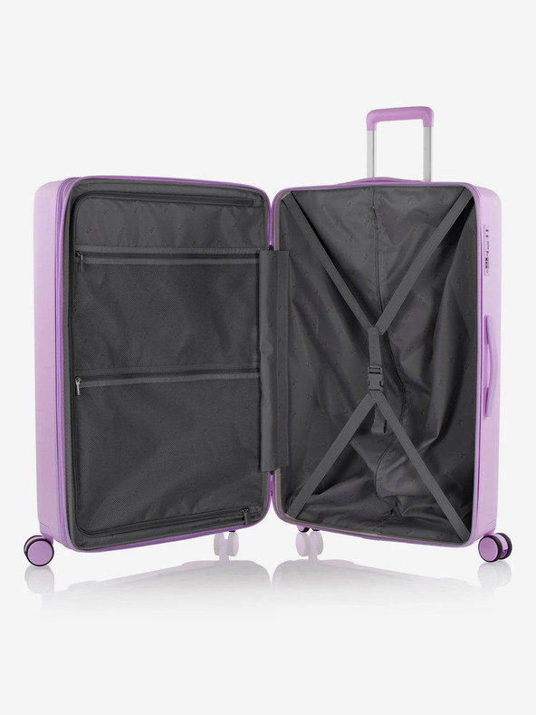 Heys Sada troch cestovných kufrov vo fialovej farbe Heys Pastel S,M,L