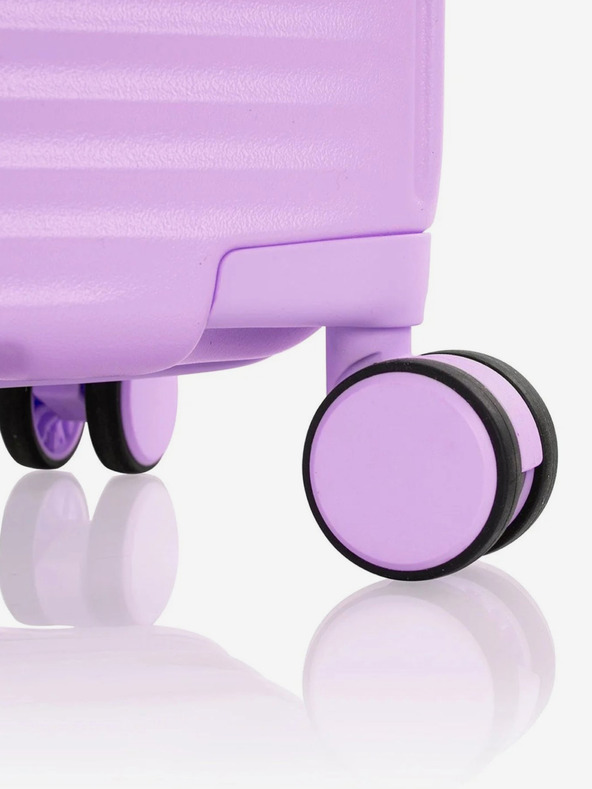 Heys Sada troch cestovných kufrov vo fialovej farbe Heys Pastel S,M,L