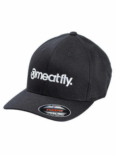 Meatfly Meatfly Brand Flexfit Čierna | Čierna | Veľkosť
