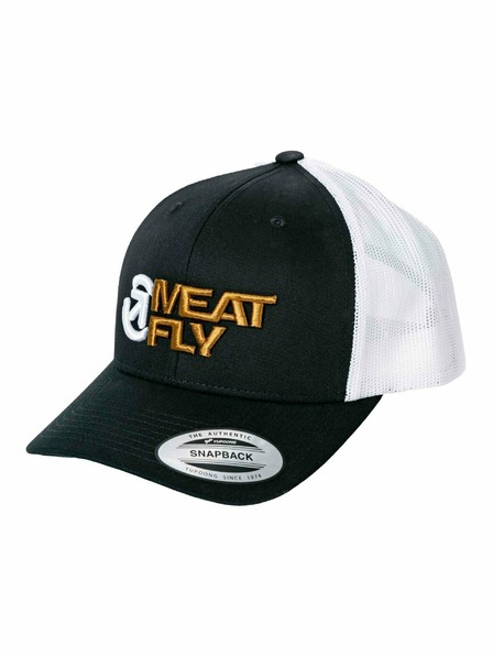 Meatfly Meatfly šiltovka Setty Trucker Drevo / Čierna / Biela | Čierna | Veľkosť