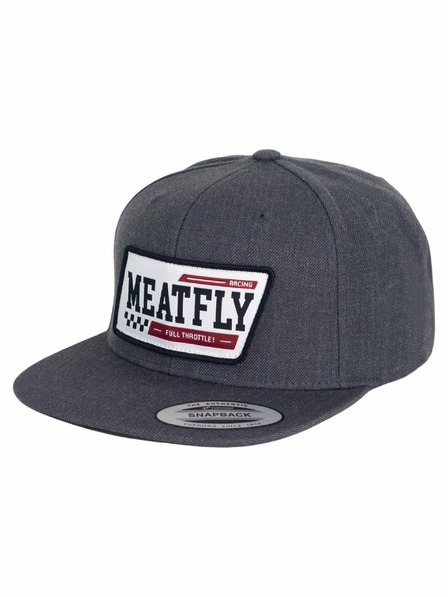 Meatfly Meatfly šiltovka Hornet Snapback Racing Tmavosivá | Sivá | Veľkosť