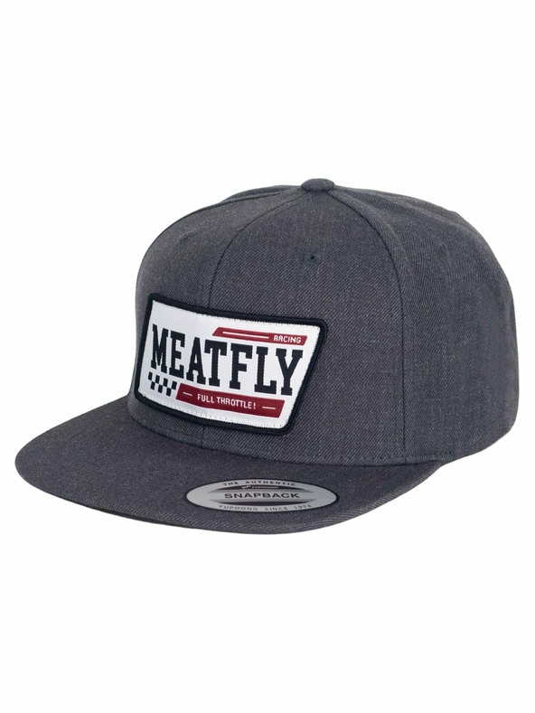 Meatfly Meatfly šiltovka Hornet Snapback Racing Tmavosivá | Sivá | Veľkosť