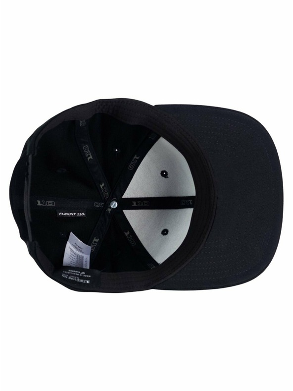 Meatfly Meatfly šiltovka Gruman Premium Snapback Brand Čierna | Čierna | Veľkosť