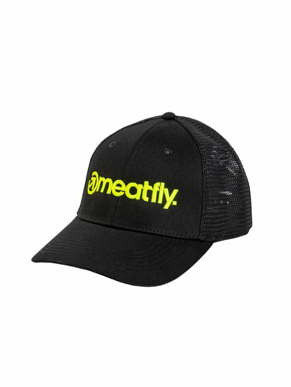Meatfly Meatfly šiltovka MF Logo Trucker Limetková / Čierna | Čierna | Veľkosť