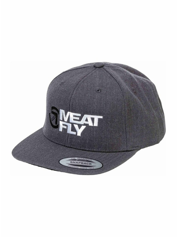 Meatfly Meatfly šiltovka Ness Snapback Tmavosivá | Sivá | Veľkosť
