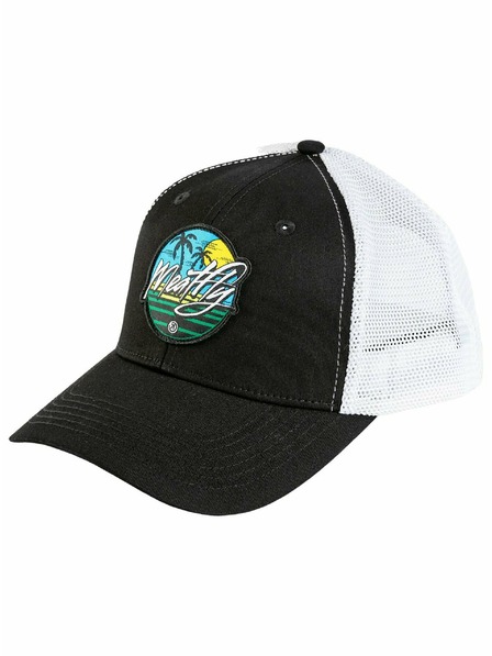 Meatfly Meatfly šiltovka Caleb Trucker Beach Biela / Čierna | Biela | Veľkosť