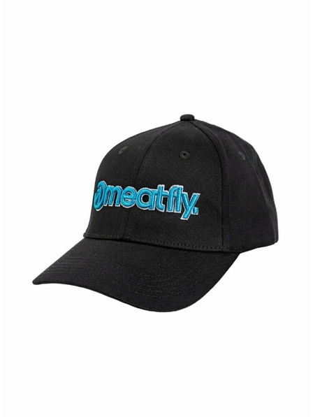 Meatfly Meatfly šiltovka Brand Flexfit Modrá / Čierna | Modrá | Veľkosť