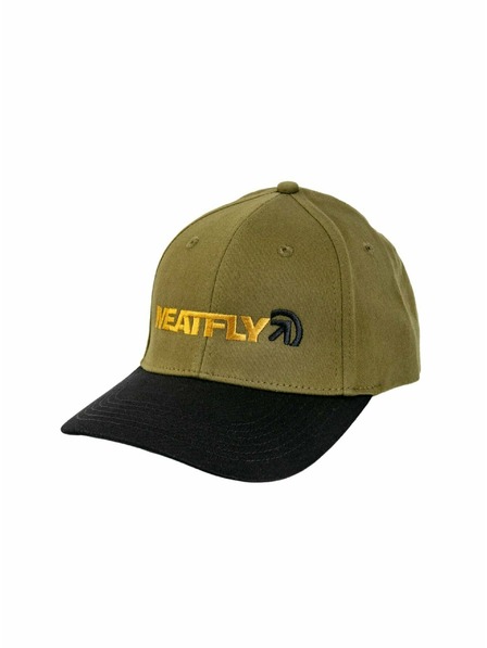 Meatfly Meatfly šiltovka Zedd Flexfit Olivová | Čierna | Veľkosť