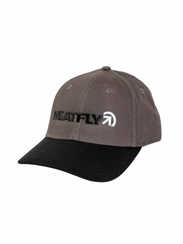 Meatfly Meatfly šiltovka Zedd Flexfit Dark Grey | Sivá | Veľkosť