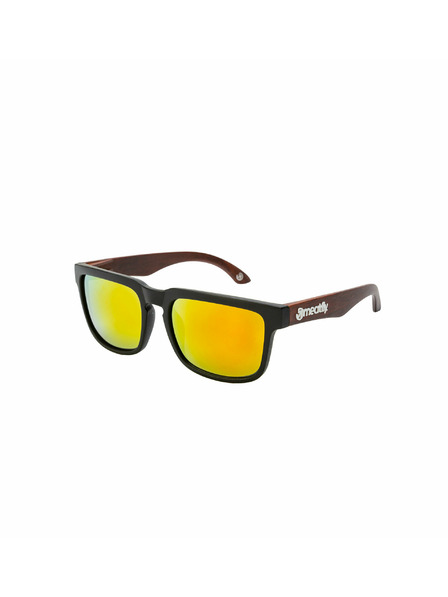 Meatfly Meatfly slnečné okuliare Memphis Black Dark Wood | Čierna | Veľkosť