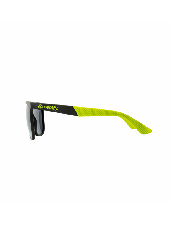 Meatfly Meatfly polarizačné slnečné okuliare Clutch 2 Black Green | Čierna | Veľkosť