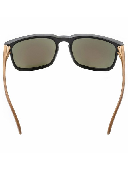 Meatfly Meatfly slnečné okuliare Memphis Black / Wood | Oranžová | Veľkosť