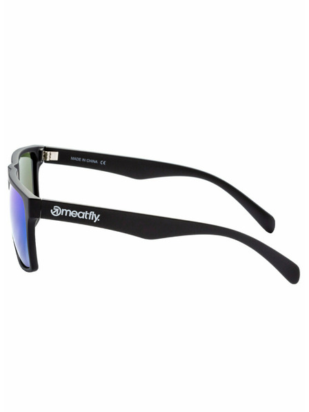 Meatfly Meatfly polarizačné slnečné okuliare Trigger 2 Black Matt Green | Čierna | Veľkosť