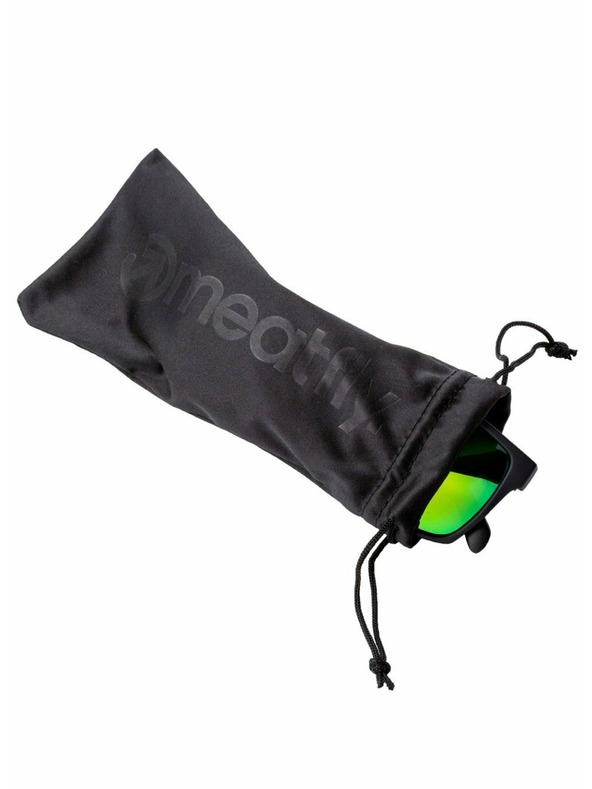 Meatfly Meatfly polarizačné slnečné okuliare Trigger 2 Black Matt Green | Čierna | Veľkosť