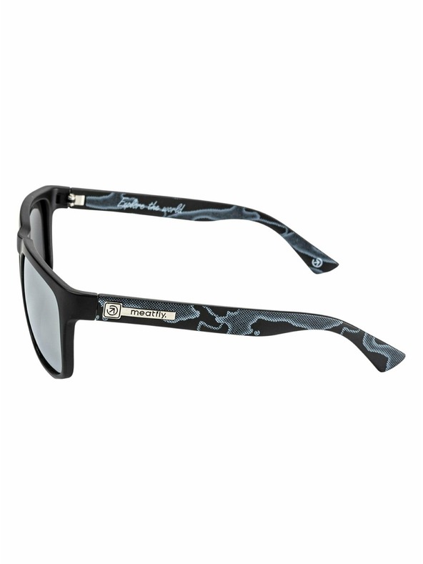 Meatfly Meatfly polarizačné slnečné okuliare Ronnie Morph Black | Čierna | Veľkosť