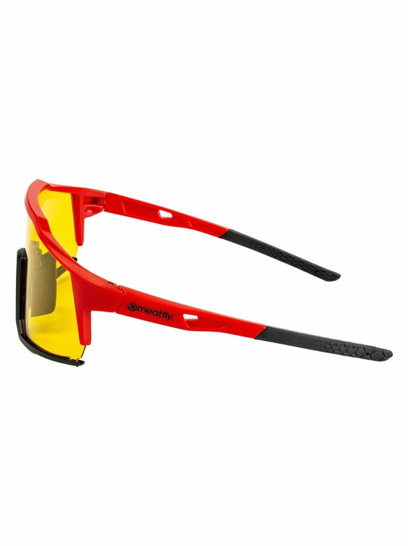 Meatfly Meatfly polarizačné slnečné okuliare Nate Red | Čierna | Veľkosť