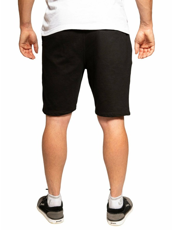 Meatfly Meatfly pánske teplákové kraťasy Big Shock Black | Čierna | Veľkosť