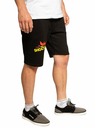 Meatfly Meatfly pánske teplákové kraťasy Big Shock Black | Čierna | Veľkosť