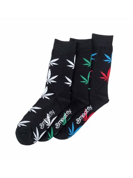 Meatfly Meatfly pánske ponožky Ganja Black Gift Pack | Viacfarebná | Veľkosť