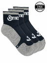 Meatfly Meatfly ponožky Middle Triple pack Grey | Čierna | Veľkosť