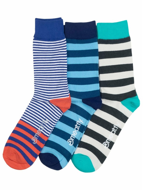 Meatfly Meatfly ponožky Lexy Gift Pack Stripes | Viacfarebná | Veľkosť