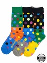 Meatfly Meatfly ponožky Lexy Triple Pack Green Dots | Viacfarebná | Veľkosť