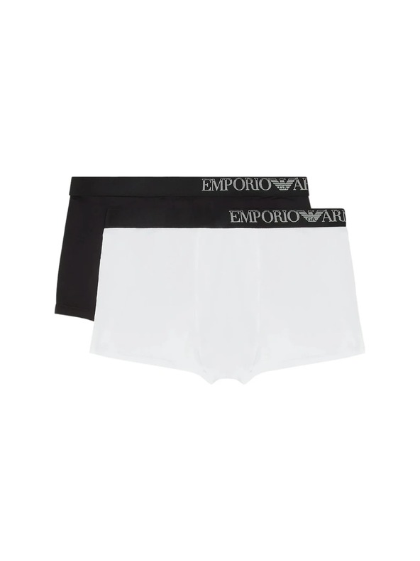 Emporio Armani Pánske boxerky 2 Pack Emporio Armani Nero/Bianco