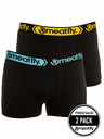 Meatfly Meatfly pánske boxerky Balboa Boxershorts Double Pack Black | Čierna | Veľkosť