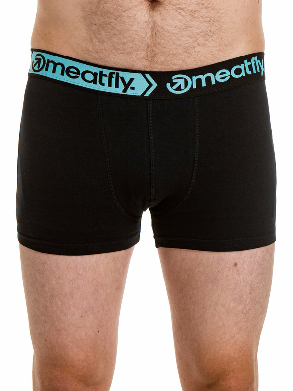 Meatfly Meatfly pánske boxerky Balboa Boxershorts Double Pack Black | Čierna | Veľkosť