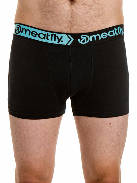 Meatfly Meatfly pánske boxerky Balboa Boxershorts Double Pack Black | Čierna | Veľkosť