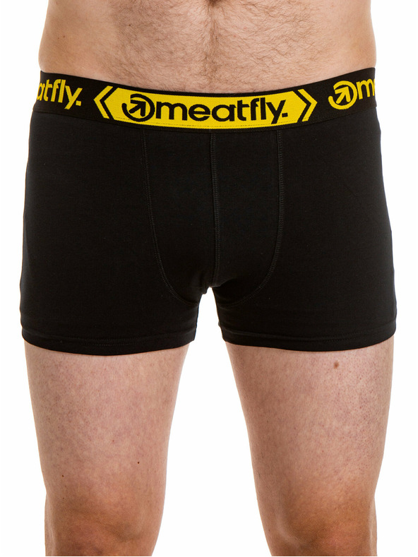 Meatfly Meatfly pánske boxerky Balboa Boxershorts Double Pack Black | Čierna | Veľkosť