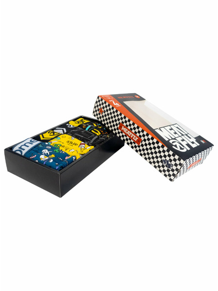 Meatfly Meatfly pánske boxerky Balboa Boxershorts Tools/Jamm Gift Pack | Čierna | Veľkosť