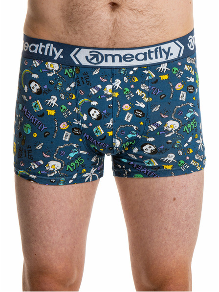 Meatfly Meatfly pánske boxerky Balboa Boxershorts Tools/Jamm Gift Pack | Čierna | Veľkosť