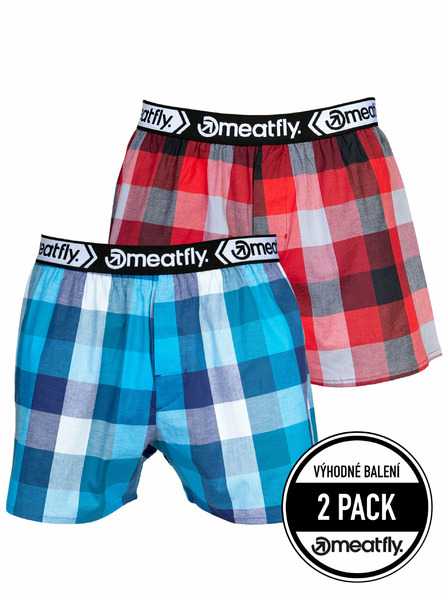Meatfly Meatfly pánske boxerky Gigi Blue / Red | Modrá | Veľkosť
