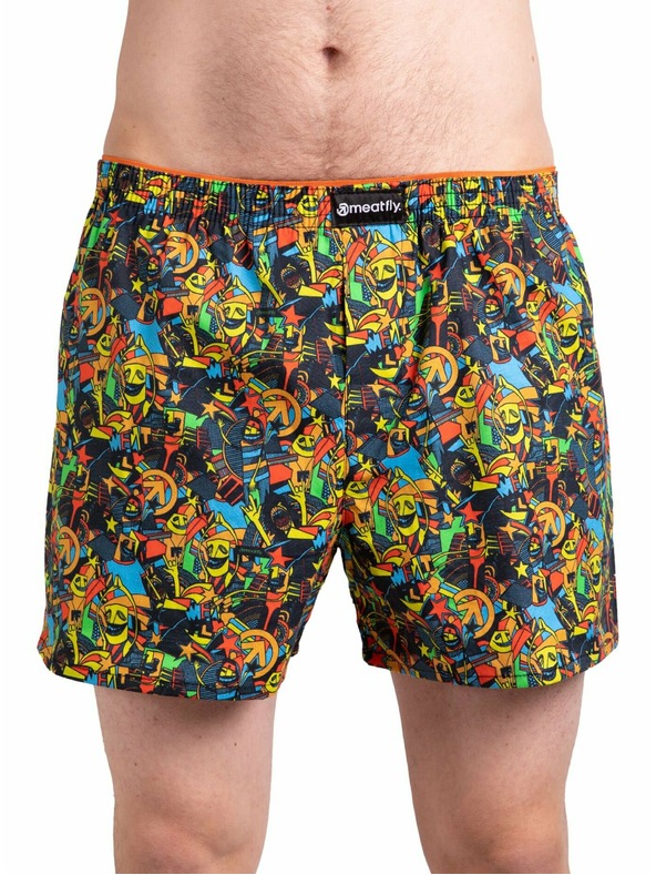 Meatfly Meatfly pánske boxerky Agostino Partyboi/Cityboi | Viacfarebná | Veľkosť