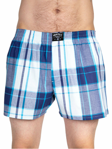 Meatfly Meatfly pánske boxerky Doug Black / Blue | Čierna | Veľkosť