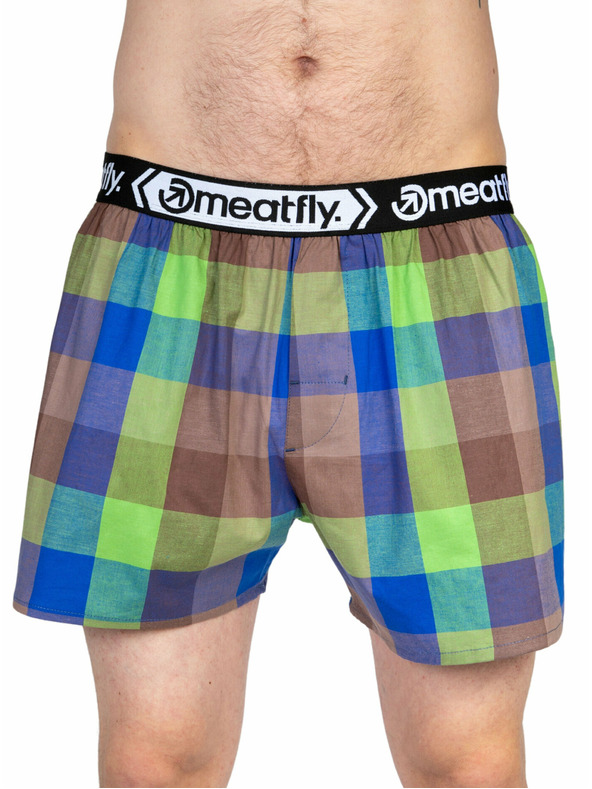 Meatfly Meatfly pánske boxerky Gigi Orange / Brown | Oranžová | Veľkosť