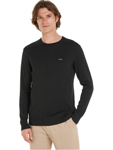 Calvin Klein Pánsky čierny sveter Calvin Klein