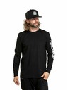 Meatfly Meatfly pánske tričko s dlhým rukávom Judgement Logo Black | Čierna | Veľkosť